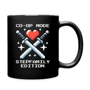 Co-Op-Modus: Stieffamilie-Edition | Patchwork - Tasse einfarbig - Schwarz - Rechts