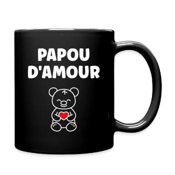 Papuan Love Bear Heart - Full Colour Mug - black - Right