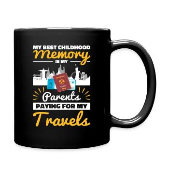 Matériel de voyage pour l’enfance des explorateurs - Mug uni - noir - Droite