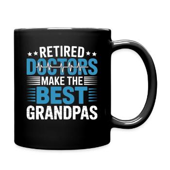 Médecins retraités : les meilleurs grands-pères - Mug uni - noir - Droite