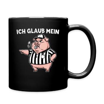 Referee My Pig Whistles - Referee - Full Colour Mug - black - Right