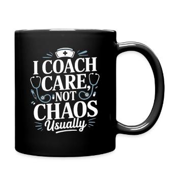 Nurse Educator I Coach Care Nurse Instructor - Full Colour Mug - black - Right