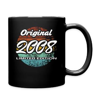 18th Birthday 2008 Boys and Girls Gift - Full Colour Mug - black - Right