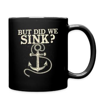 Mais sommes-nous coincés ? Capitaine Marin de Voile - Mug uni - noir - Droite