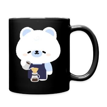 Barista Polar Bear Douillet - Mug uni - noir - Droite