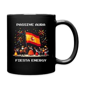 Passive Aura, Fiesta Energy | Spain Party - Full Colour Mug - black - Right