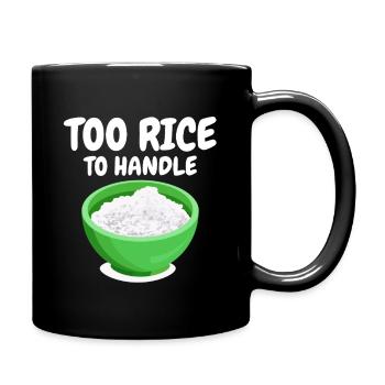 Rice Lover Chef Cooking Gift - Full Colour Mug - black - Right