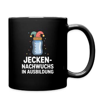Motif du bébé de carnaval en formation de Jecken - Mug uni - noir - Droite