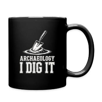 Archaeology I Dig It Tee - Full Colour Mug - black - Right