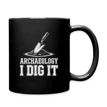 Archaeology I Dig It - Full Colour Mug - black - Right