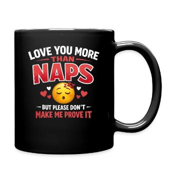 Siestes drôles, sommeil, paresseux, fatigue, humour de sieste - Mug uni - noir - Droite