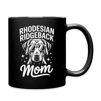 Rhodesian Ridgeback Sprüche Lustiges Hund Geschenk - Tasse einfarbig - Schwarz - Rechts