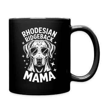 Rhodesian Ridgeback Sprüche Lustiges Hund Geschenk - Tasse einfarbig - Schwarz - Rechts