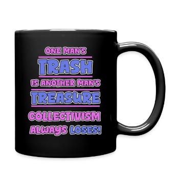 Déchets pour Schatz : le collectivisme perd - Mug uni - noir - Droite