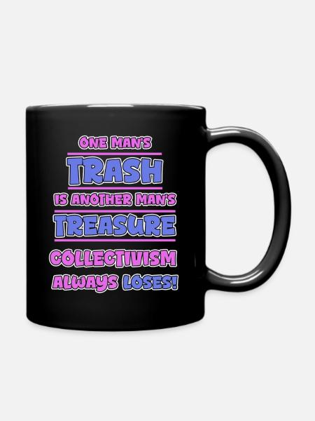 Déchets pour Schatz : le collectivisme perd - Mug uni - noir