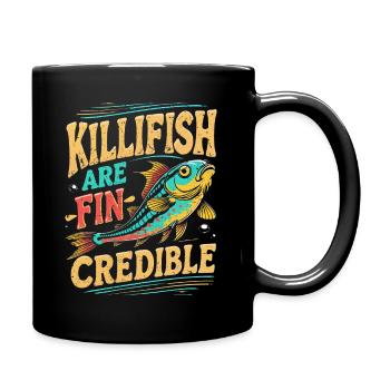 Toothcarp Killfish Toothed carp - Full Colour Mug - black - Right