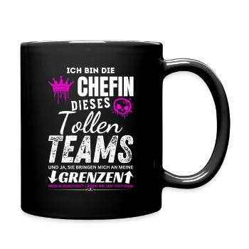 Chefin dieses Tollen Teams Chefin Geschenke - Mug uni - noir - Droite