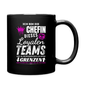 Chefin dieses Loyalen Teams Chefin Geschenke - Mug uni - noir - Droite