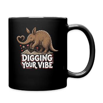 Aimer ton ambiance Jeu de mots drôle Fourmilier Fourmilier Drôle - Mug uni - noir - Droite