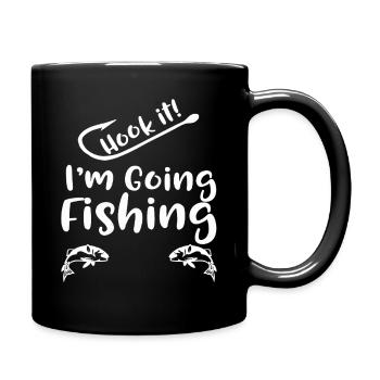 Hook It I'm Going Fishing  - Full Colour Mug - black - Right