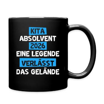 Kita Graduate 2026 Kita Absolvent - Full Colour Mug - black - Right