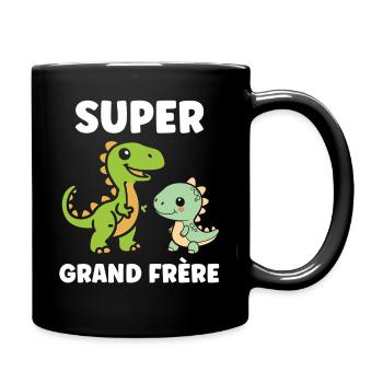 Super Big Brother Dinosaurs - Full Colour Mug - black - Right