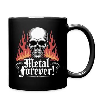 Metal Forever Skull Flame - Full Colour Mug - black - Right