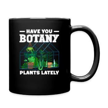 Plant Lover Botany Plants Succulent - Full Colour Mug - black - Right