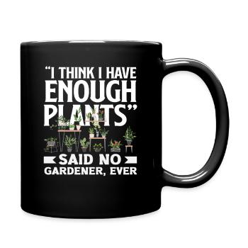 Funny Plant Lover Plants Gardening - Full Colour Mug - black - Right