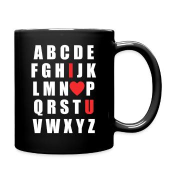 Conception pour la Saint-Valentin – Amour Cadeau Romantique - Mug uni - noir - Droite