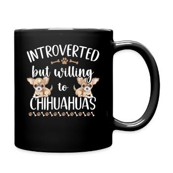 Chihuahua Chihuahueño Introverted - Tasse einfarbig - Schwarz - Rechts