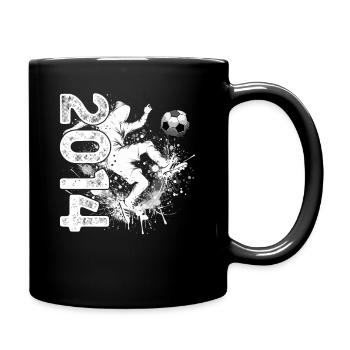 12e anniversaire Années 2014 Football - Mug uni - noir - Droite