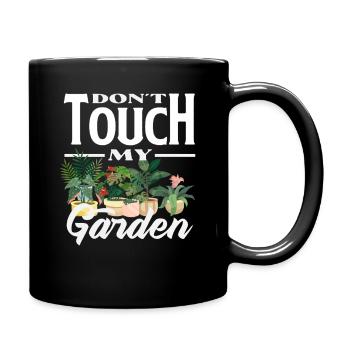 Ne touchez pas à mes plantes de jardin amoureuses - Mug uni - noir - Droite