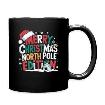 Joyeux Noël Édition Pôle Nord Plus Drôle - Mug uni - noir - Droite
