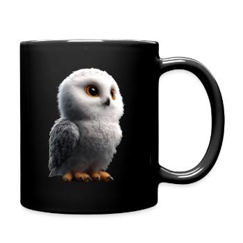 Chouette blanche Chouette Chouette Chouette Chouette Chouette Chouette des neiges - Mug uni - noir - Droite