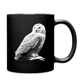 Chouette blanche Chouette Chouette Chouette Chouette Chouette Chouette des neiges - Mug uni - noir - Droite