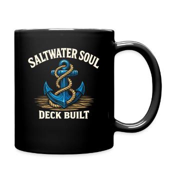 Seemannschaftsgeschenk Für Deckhand Ocean Work - Tasse einfarbig - Schwarz - Rechts
