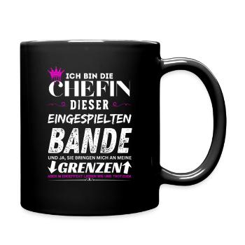 Chefin dieser Eingespielten Bande Chefin Geschenke - Mug uni - noir - Droite