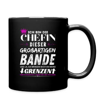 Chefin dieser Großartigen Bande Chefin Geschenke - Mug uni - noir - Droite