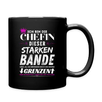 Chefin dieser Starken Bande Chefin Geschenke - Mug uni - noir - Droite