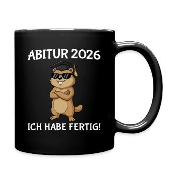 Examen final réussi à l’Abitur Marmot 2026 - Mug uni - noir - Droite