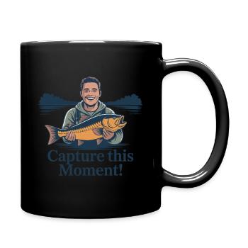 Capture This Moment: Fishing - Full Colour Mug - black - Right