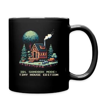 Mode bac à sable IRL | Mode de vie dans les maisons miniatures - Mug uni - noir - Droite
