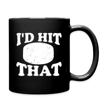 I'd hit that - Full Colour Mug - black - Right