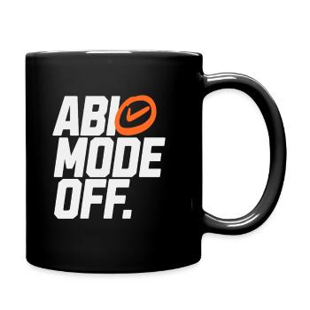 Abio Mode Off - Full Colour Mug - black - Right