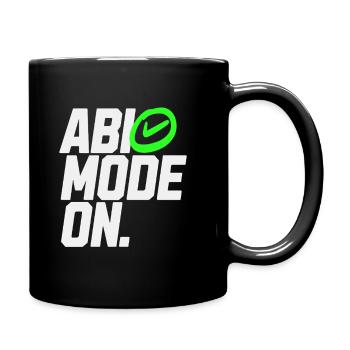 ABI MODE ON - Tasse einfarbig - Schwarz - Rechts