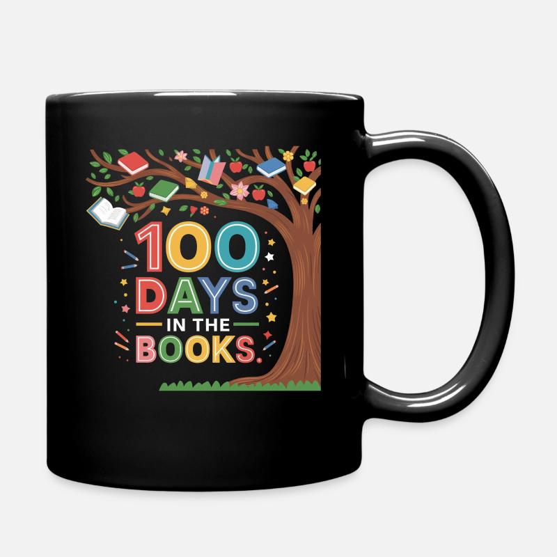 100 Tage im Buchwald - Tasse einfarbig - Schwarz