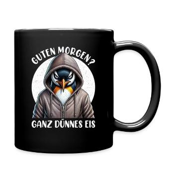Bonjour, manchots de glace très minces, les endormis - Mug uni - noir - Droite