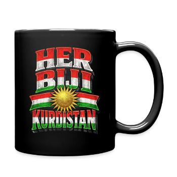 Her Biji Kurdistan Kurde Kurden - Tasse einfarbig - Schwarz - Rechts