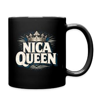 Nicaragua Nicaragisch Nica Queen - Tasse einfarbig - Schwarz - Rechts